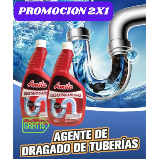 Agente de Dragado de tuberías - 630ml - compra uno lleva 2
